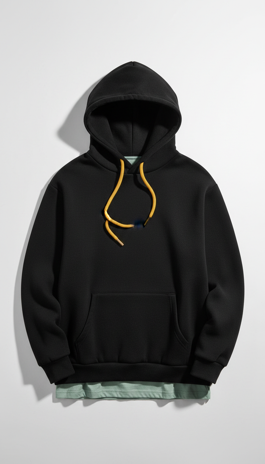 Matte Black Heavyweight Hoodie