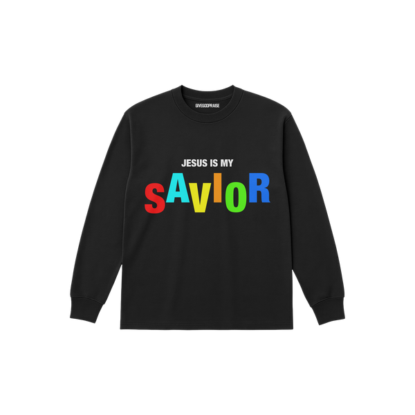 "JESUS IS MY SAVIOR" Longsleeve Tee