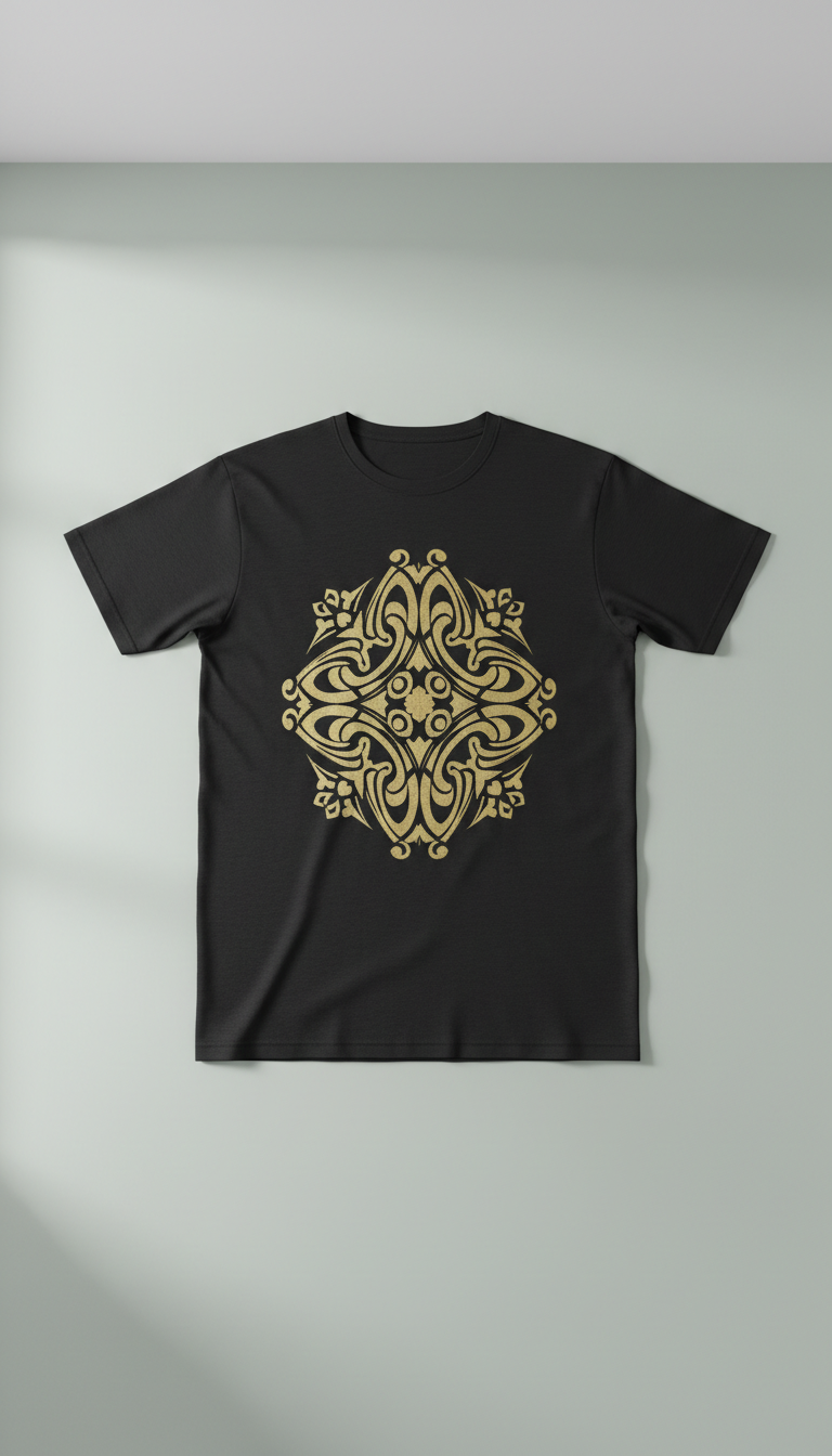 Gold Emboss Graphic Tee