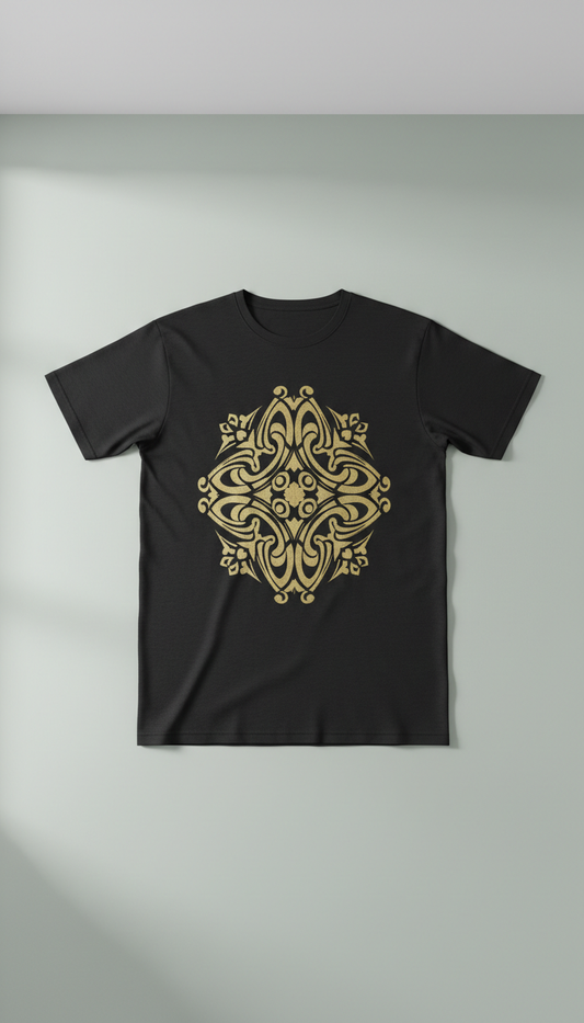Gold Emboss Graphic Tee
