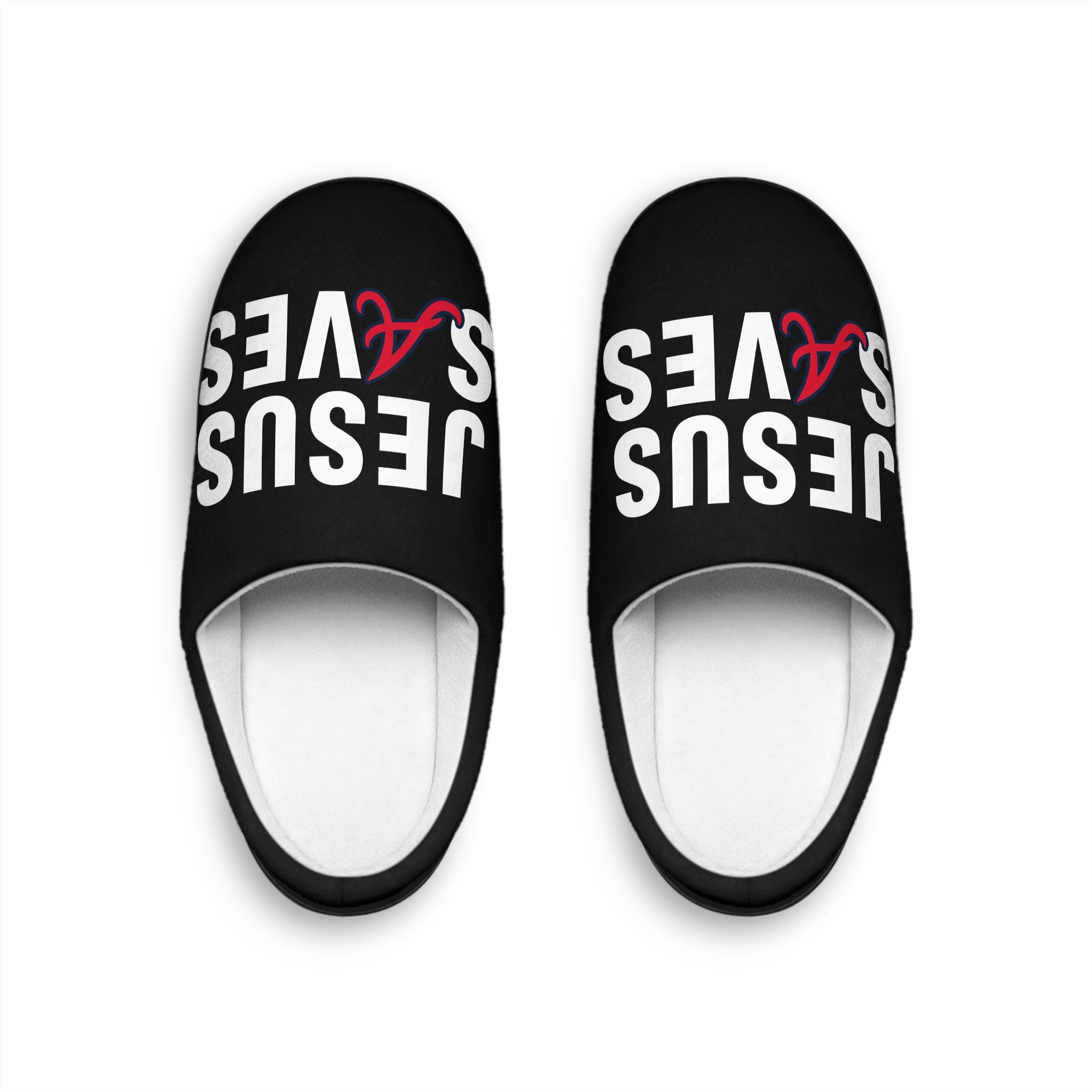 "JESUS SAVES" Slippers