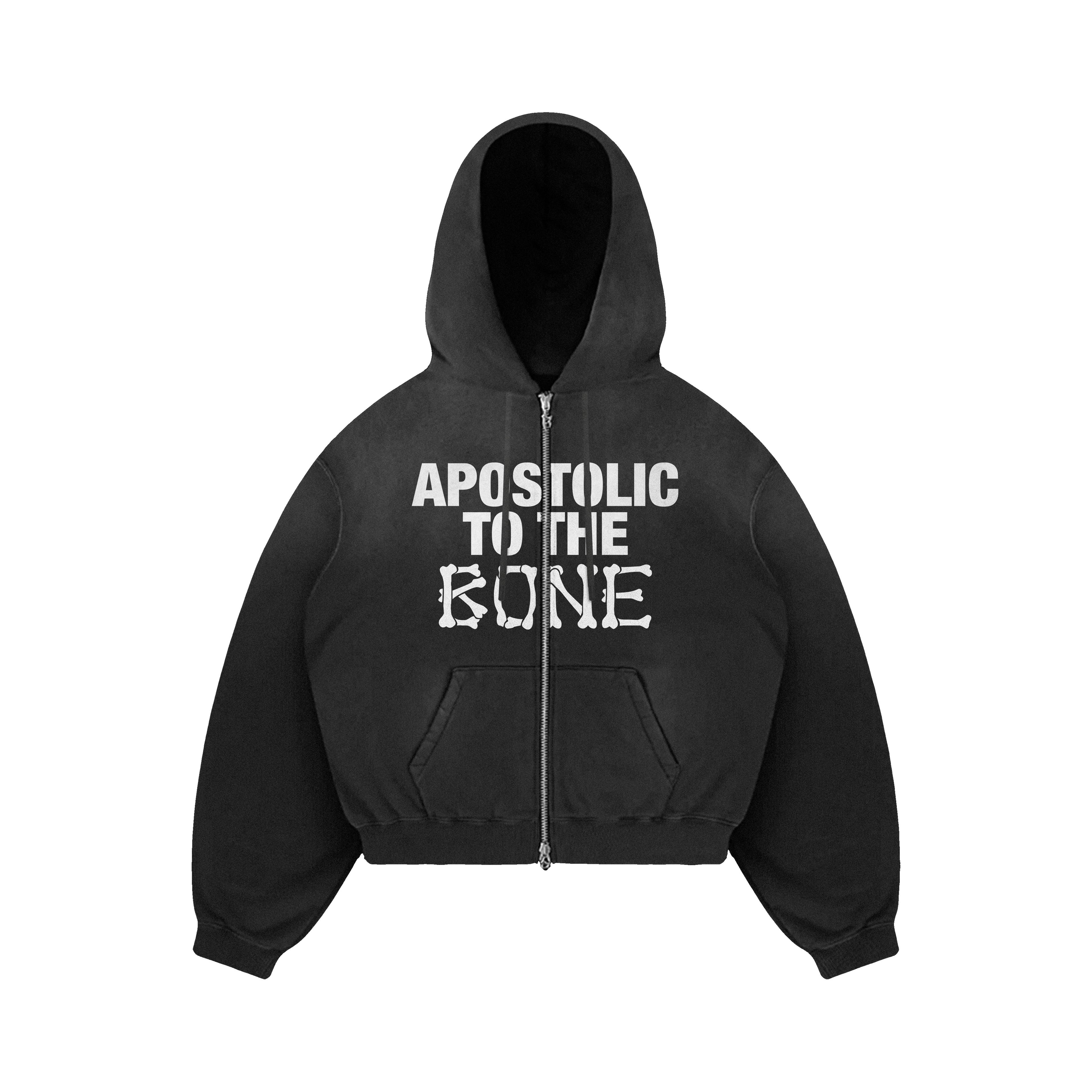 "APOSTOLIC TO THE BONE" Zip Up Jacket
