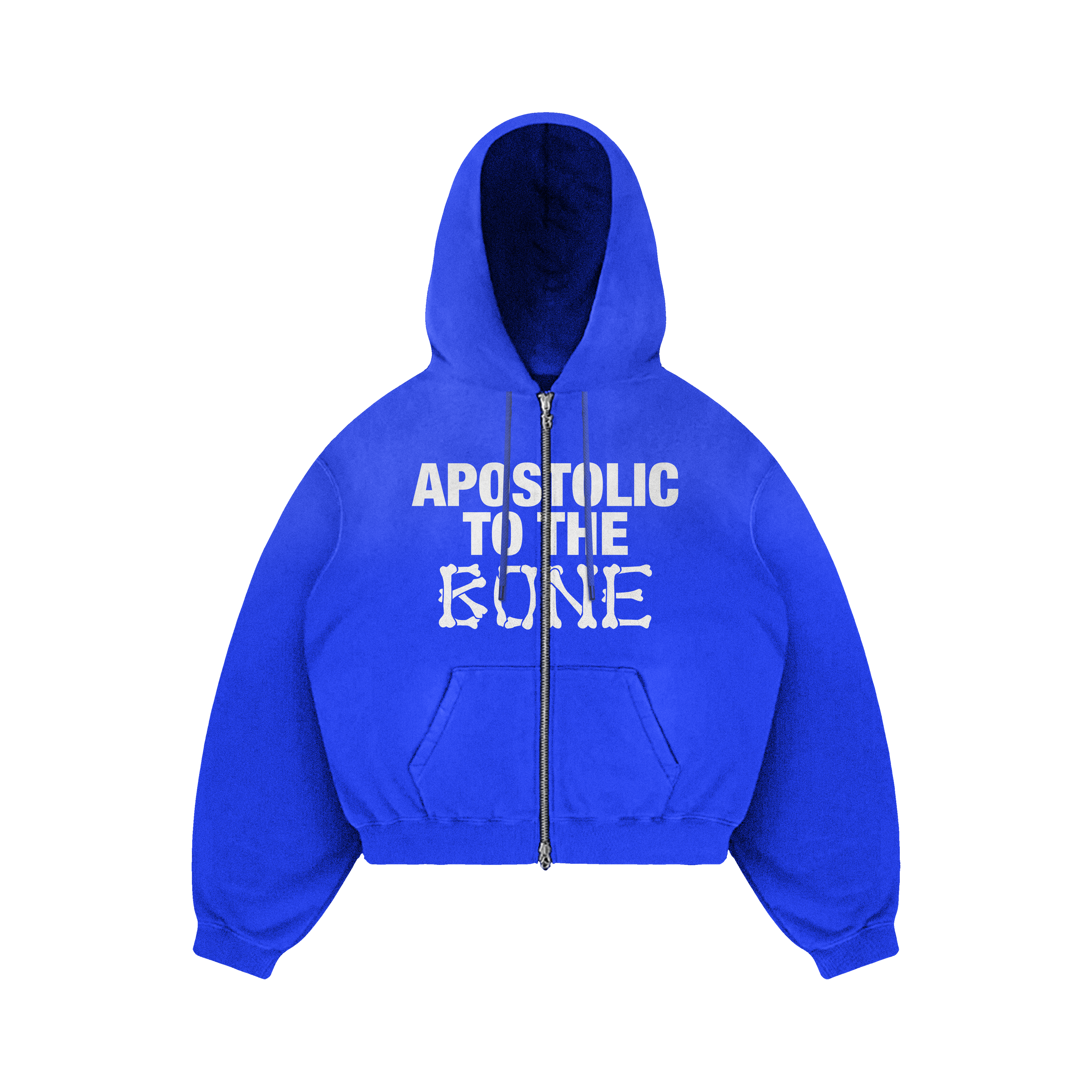 "APOSTOLIC TO THE BONE" Zip Up Jacket