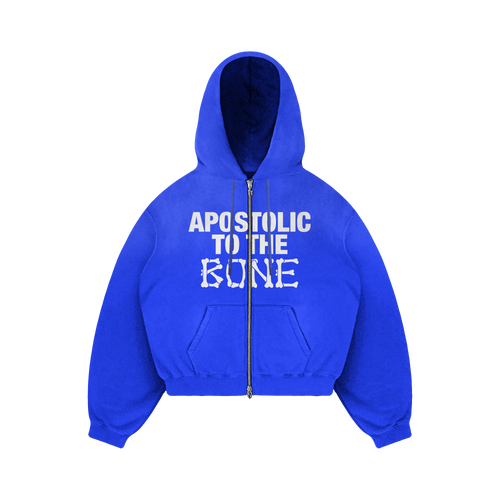 "APOSTOLIC TO THE BONE" Zip Up Jacket