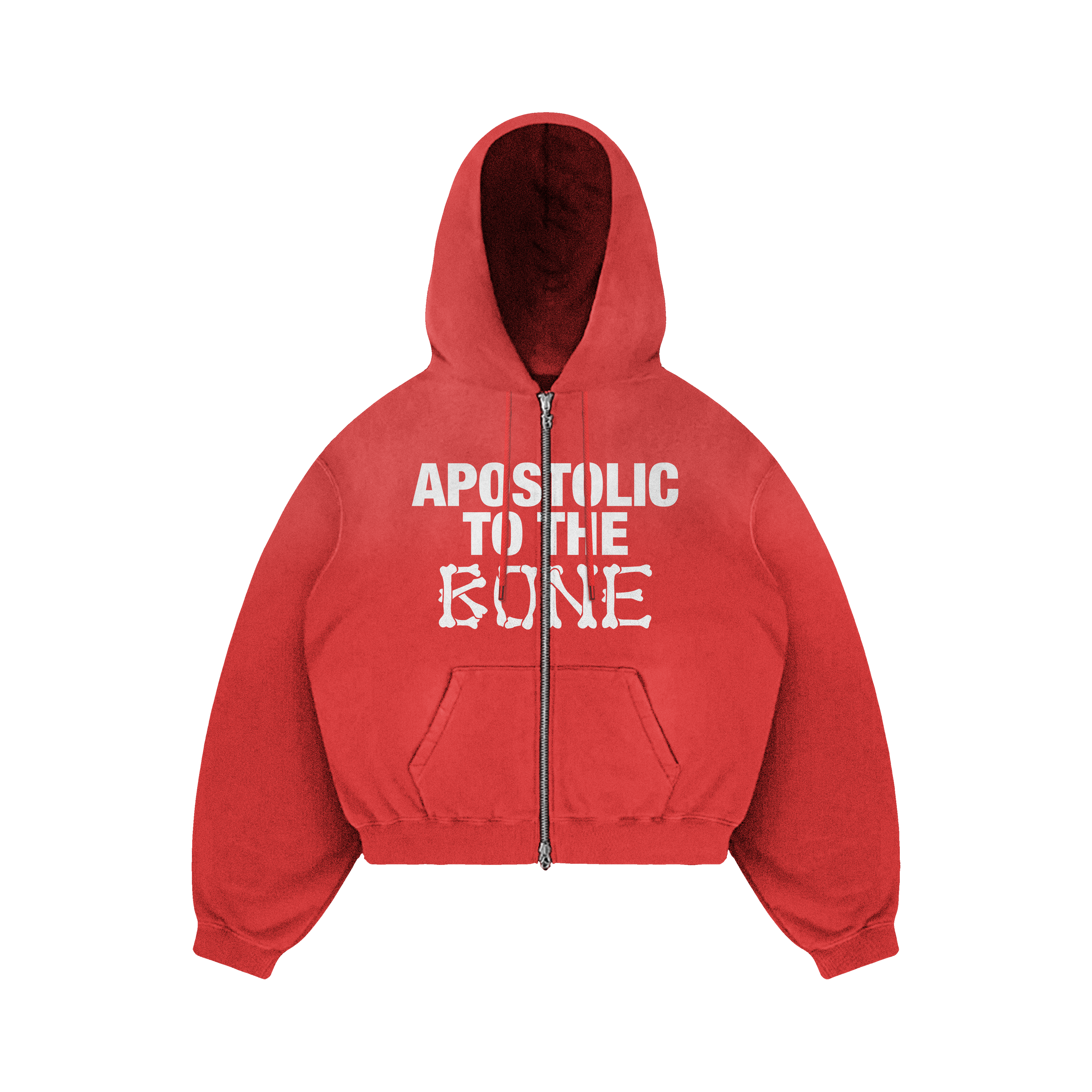 "APOSTOLIC TO THE BONE" Zip Up Jacket