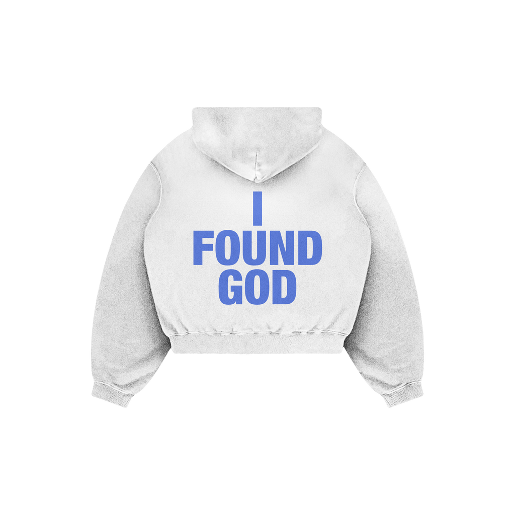 "SEARCH IS OVER" Zip Up Jacket