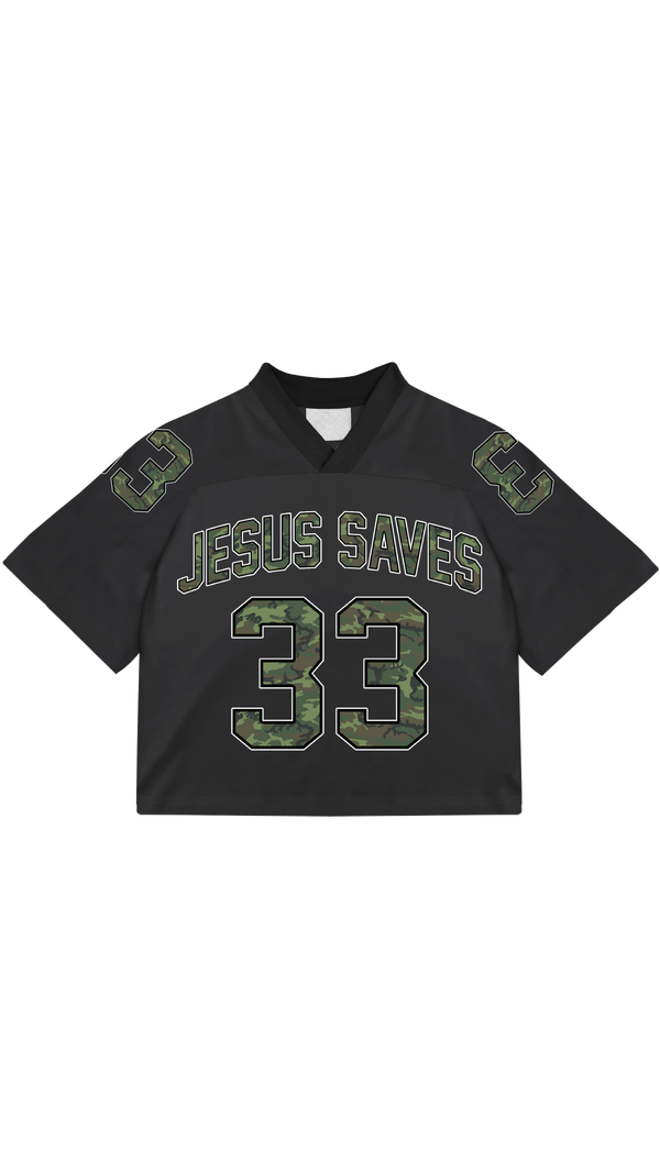 Jesus Saves — #33 Jersey