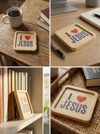 I Love Jesus Coaster Pack of 4