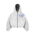 "SEARCH IS OVER" Zip Up Jacket